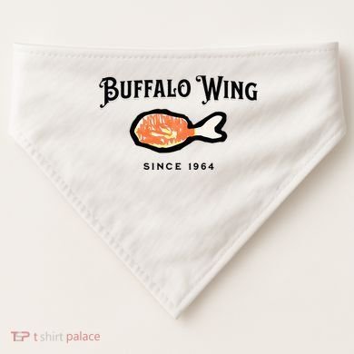 Buffalo Wing Hot And Spicy USA-Made Doggie Bandana