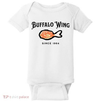 Buffalo Wing Hot And Spicy Baby Bodysuit