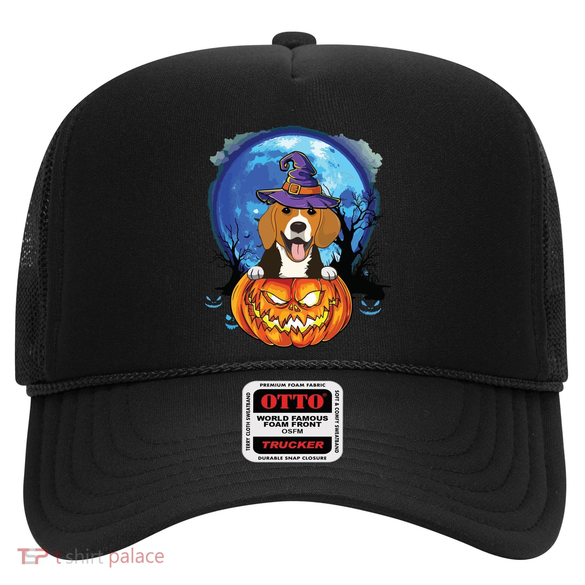Beagle Witch Hat Pumpkin Scary Halloween Dog Lovers Hat