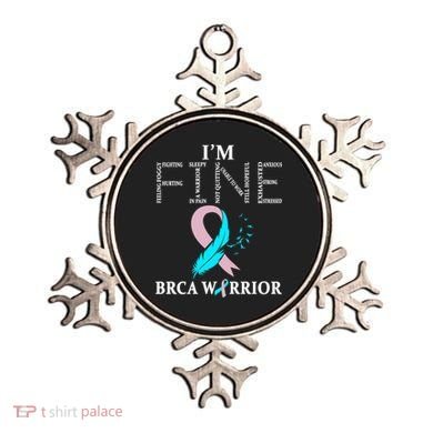 Brca Warrior I'm Fine Breast Cancer Awareness Gift Ornament