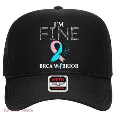 Brca Warrior I'm Fine Breast Cancer Awareness Gift Hat
