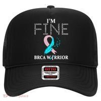 Brca Warrior I'm Fine Breast Cancer Awareness Gift Hat thumb 0