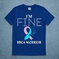 Brca Warrior I'm Fine Breast Cancer Awareness Gift T-Shirt thumb 5
