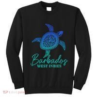 Barbados West Indies Bajan Sea Turtle Scuba Diving Sweatshirt thumb 0