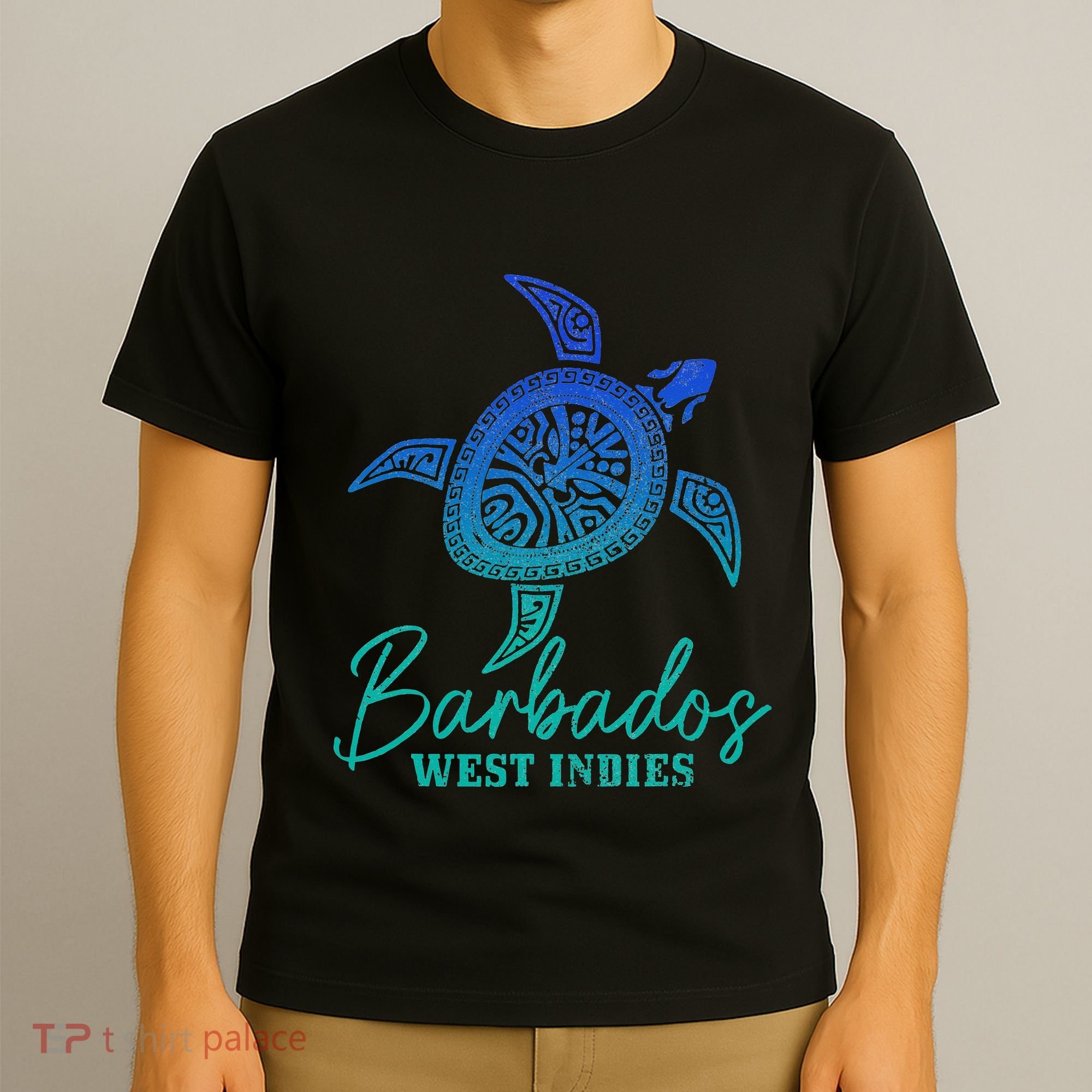 Barbados West Indies Bajan Sea Turtle Scuba Diving T-Shirt
