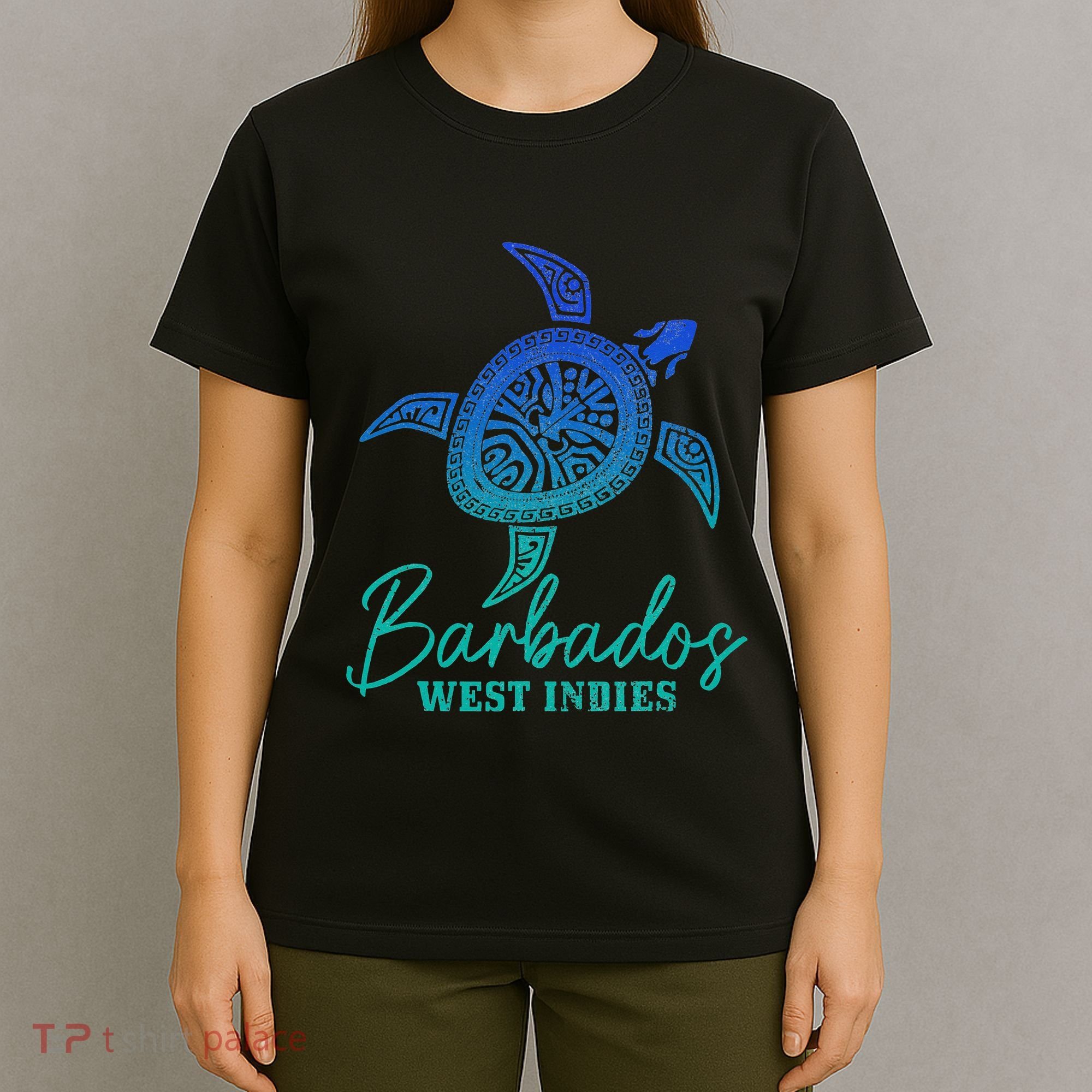 Barbados West Indies Bajan Sea Turtle Scuba Diving T-Shirt