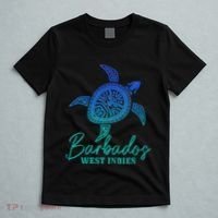 Barbados West Indies Bajan Sea Turtle Scuba Diving T-Shirt thumb 5
