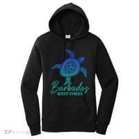 Barbados West Indies Bajan Sea Turtle Scuba Diving Women's Hoodie thumb 0