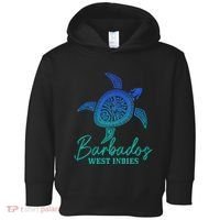 Barbados West Indies Bajan Sea Turtle Scuba Diving Toddler Hoodie thumb 0