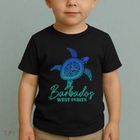 Barbados West Indies Bajan Sea Turtle Scuba Diving Toddler T-Shirt thumb 2