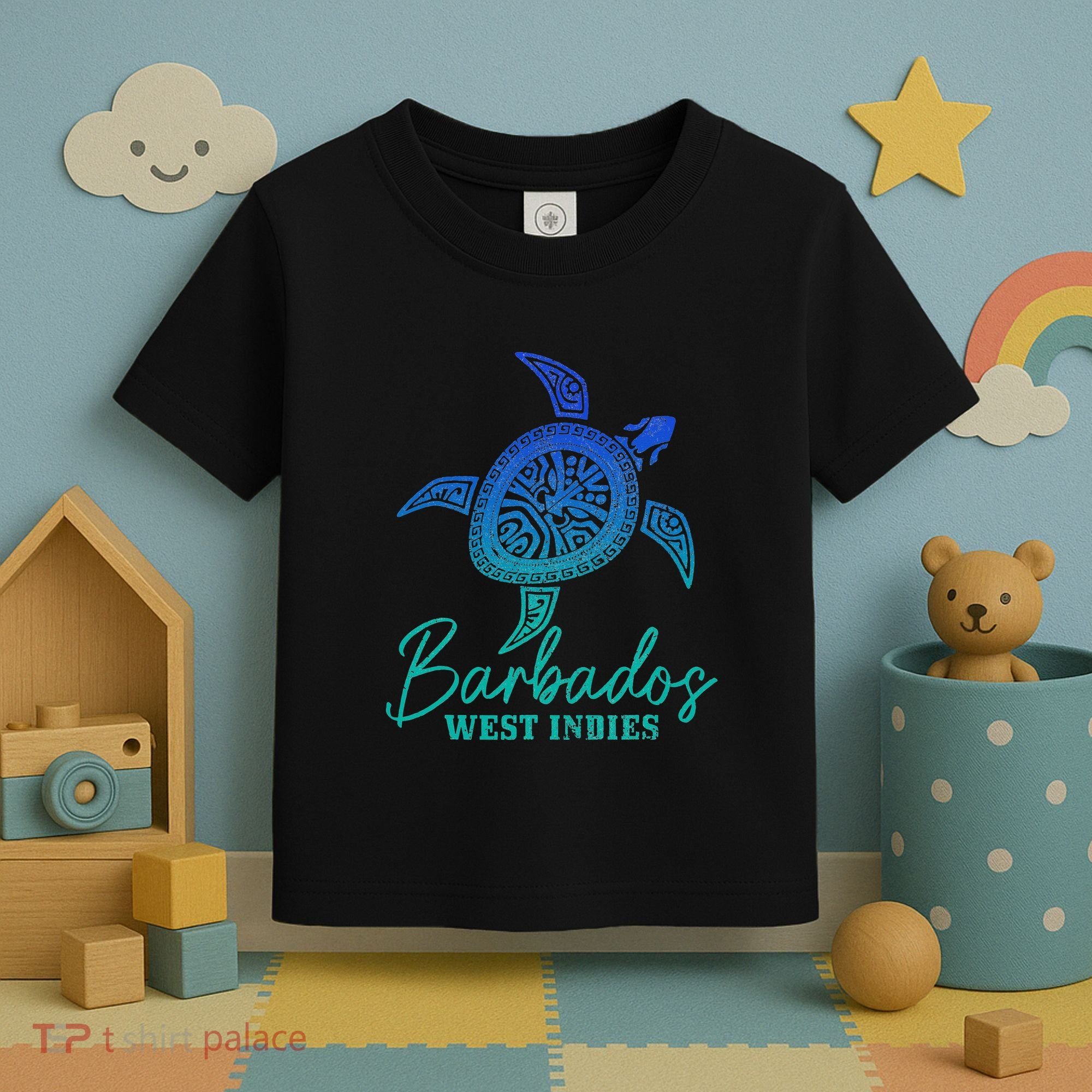 Barbados West Indies Bajan Sea Turtle Scuba Diving Toddler T-Shirt