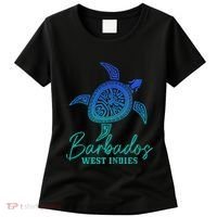 Barbados West Indies Bajan Sea Turtle Scuba Diving Women's T-Shirt thumb 0