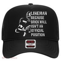 Brick Wall Isnt An Position Football Lineman Gifts Hat thumb 0