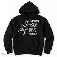 Brick Wall Isn't An Position Football Lineman Gifts Hoodie thumb 0