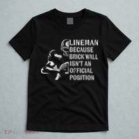 Brick Wall Isn't An Position Football Lineman Gifts T-Shirt thumb 5