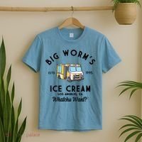 Big Worms Ice Cream Truck Vintage 1995 T-Shirt thumb 2