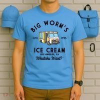 Big Worms Ice Cream Truck Vintage 1995 T-Shirt thumb 5