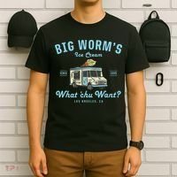 Big Worms Ice Cream Truck What Chu Want T-Shirt thumb 6