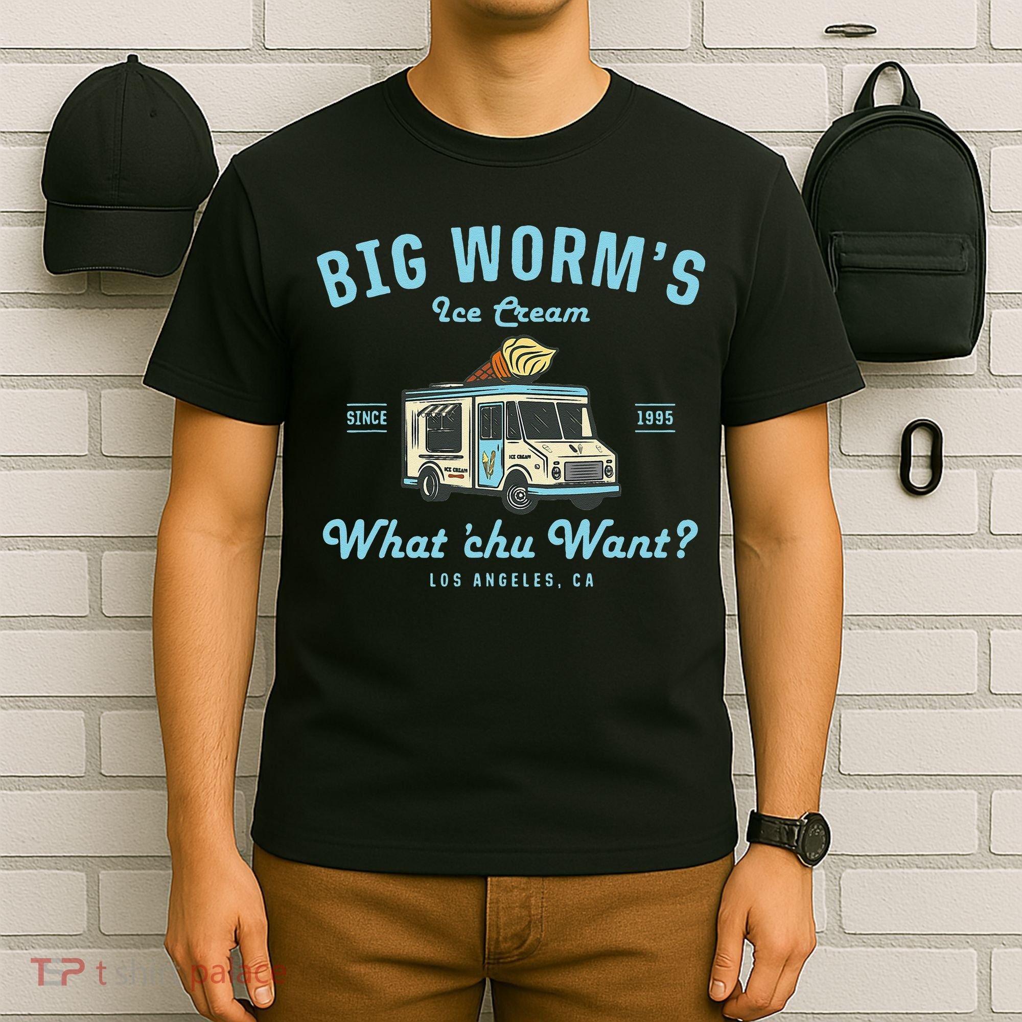 Big Worms Ice Cream Truck What Chu Want T-Shirt