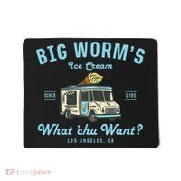 Big Worms Ice Cream Truck What Chu Want Mousepad thumb 0