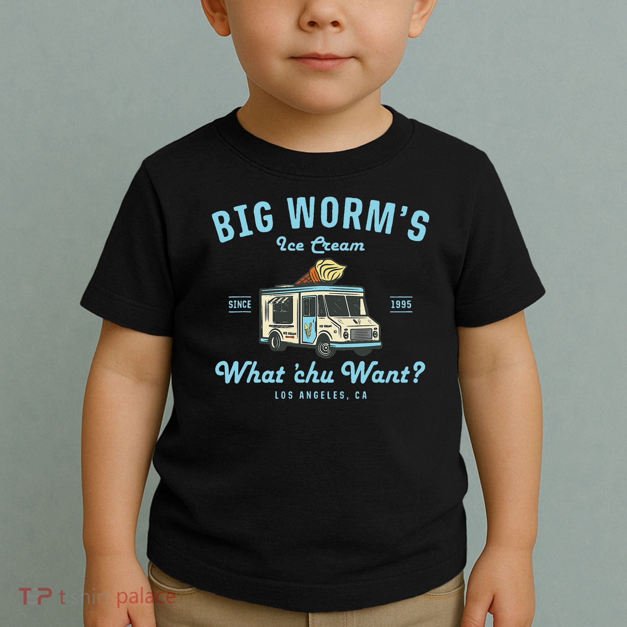Big Worms Ice Cream Truck What Chu Want Toddler T-Shirt