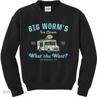 Big Worms Ice Cream Truck What Chu Want Kids Sweatshirt thumb 0