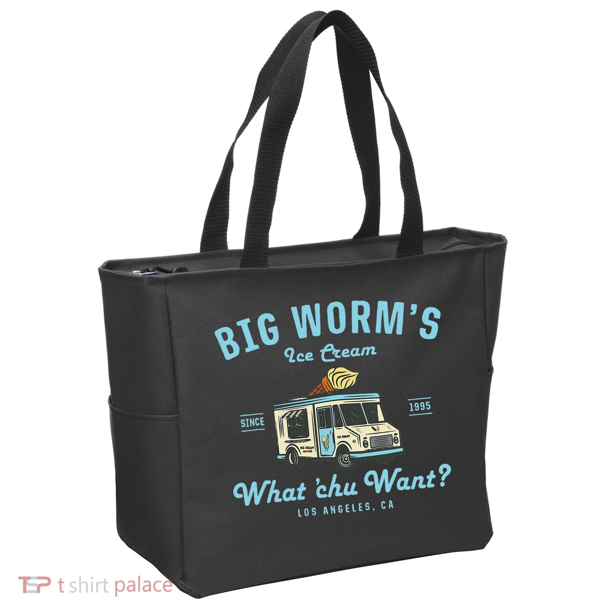 Big Worms Ice Cream Truck What Chu Want Tote Bag