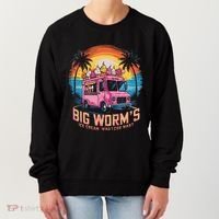 Big WormS Ice Cream Whatchu Want Funny Ice Cream Lovers Women's Sweatshirt thumb 0