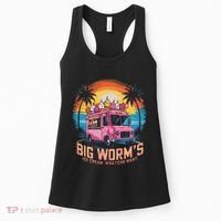Big WormS Ice Cream Whatchu Want Funny Ice Cream Lovers Women's Tank Top thumb 0