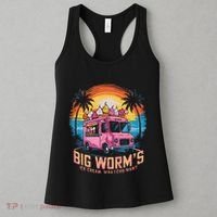Big WormS Ice Cream Whatchu Want Funny Ice Cream Lovers Women's Tank Top thumb 3