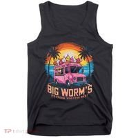 Big WormS Ice Cream Whatchu Want Funny Ice Cream Lovers Tank Top thumb 0