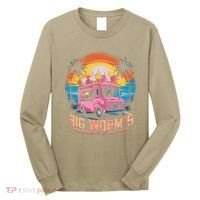Big WormS Ice Cream Whatchu Want Funny Ice Cream Lovers Long Sleeve Shirt thumb 0