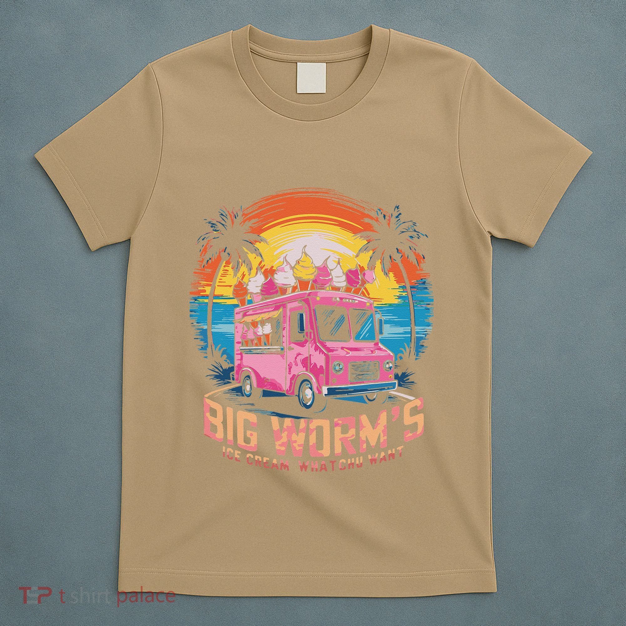 Big WormS Ice Cream Whatchu Want Funny Ice Cream Lovers T-Shirt
