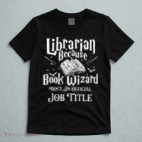 Book Wizard Isn't An Official Job Title Librarian Library T-Shirt thumb 5