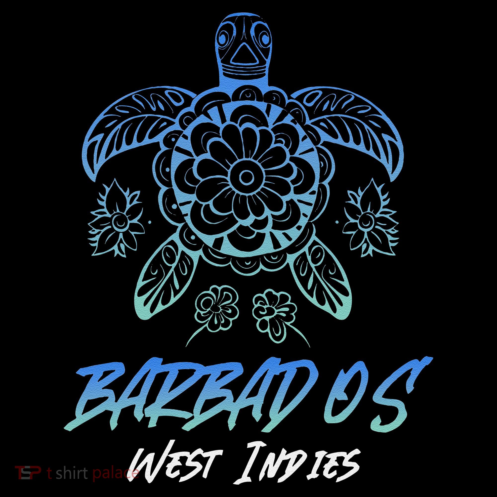 Barbados West Indies Beach Vacation Sea Turtle Tribal Coffee Mug