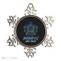 Barbados West Indies Beach Vacation Sea Turtle Tribal Ornament thumb 0