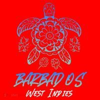 Barbados West Indies Beach Vacation Sea Turtle Tribal Santa Hat thumb 1