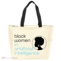 Black Women In Artificial Intelligence Winter Collection Tote Bag thumb 0