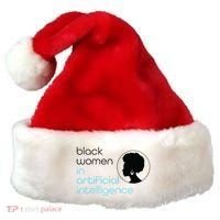 Black Women In Artificial Intelligence Winter Collection Santa Hat thumb 0
