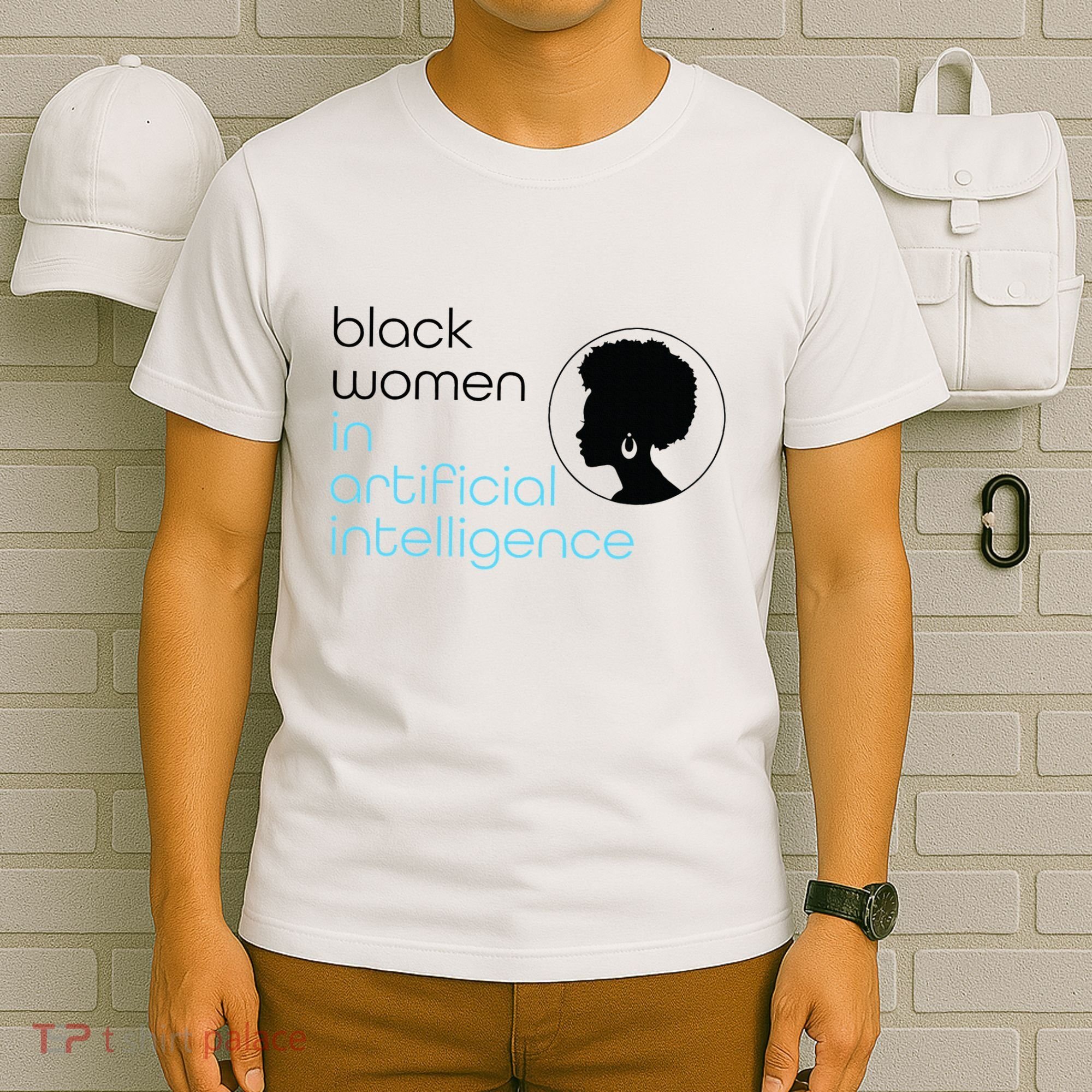 Black Women In Artificial Intelligence Winter Collection T-Shirt