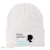 Black Women In Artificial Intelligence Winter Collection Beanie thumb 0