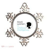 Black Women In Artificial Intelligence Winter Collection Ornament thumb 0
