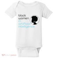 Black Women In Artificial Intelligence Winter Collection Baby Bodysuit thumb 0