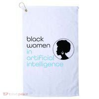 Black Women In Artificial Intelligence Winter Collection Golf Towel thumb 0