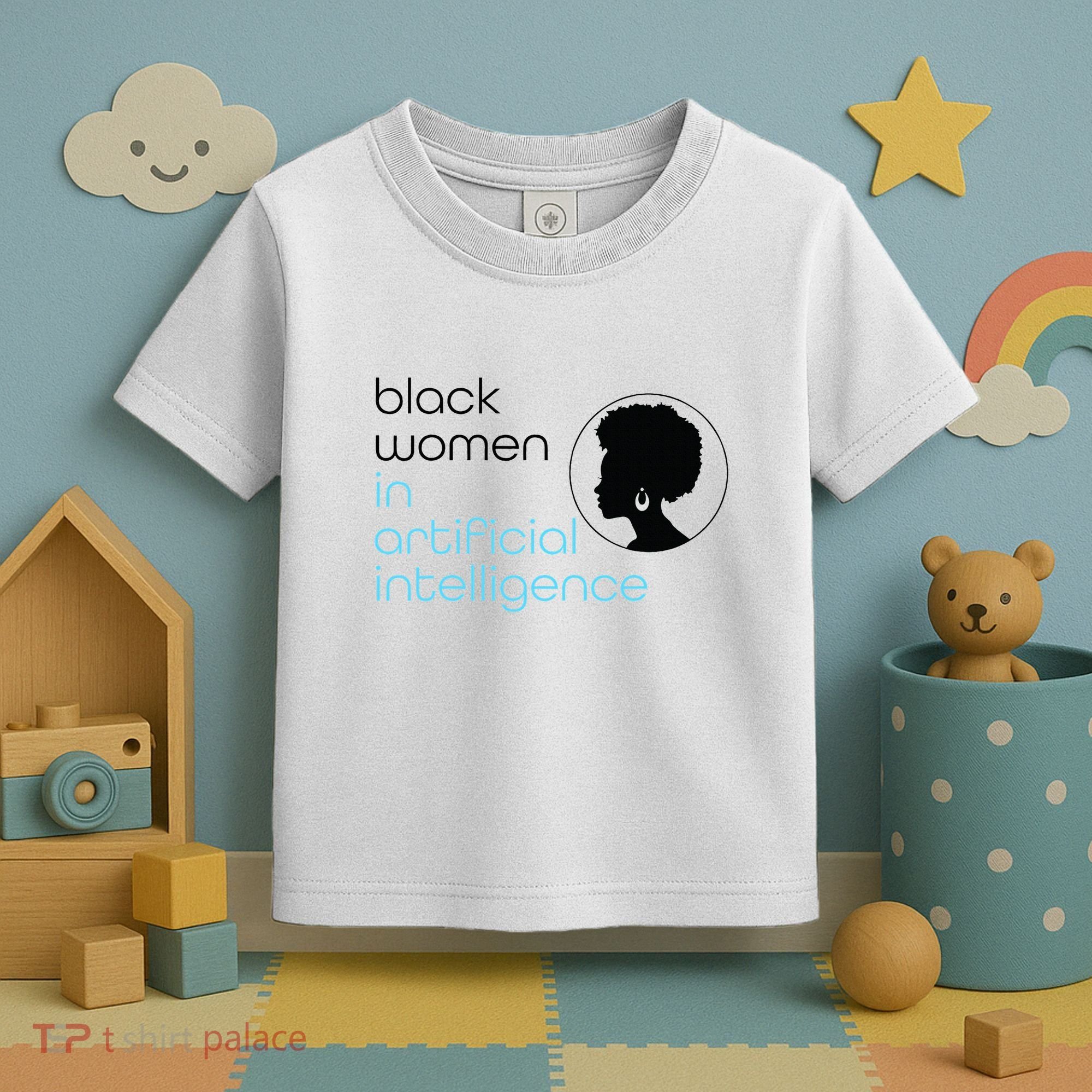 Black Women In Artificial Intelligence Winter Collection Toddler T-Shirt