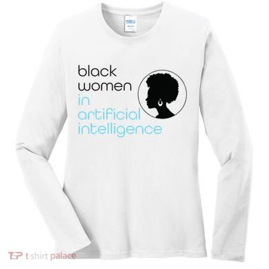 Black Women In Artificial Intelligence Winter Collection Women's Long Sleeve Shirt