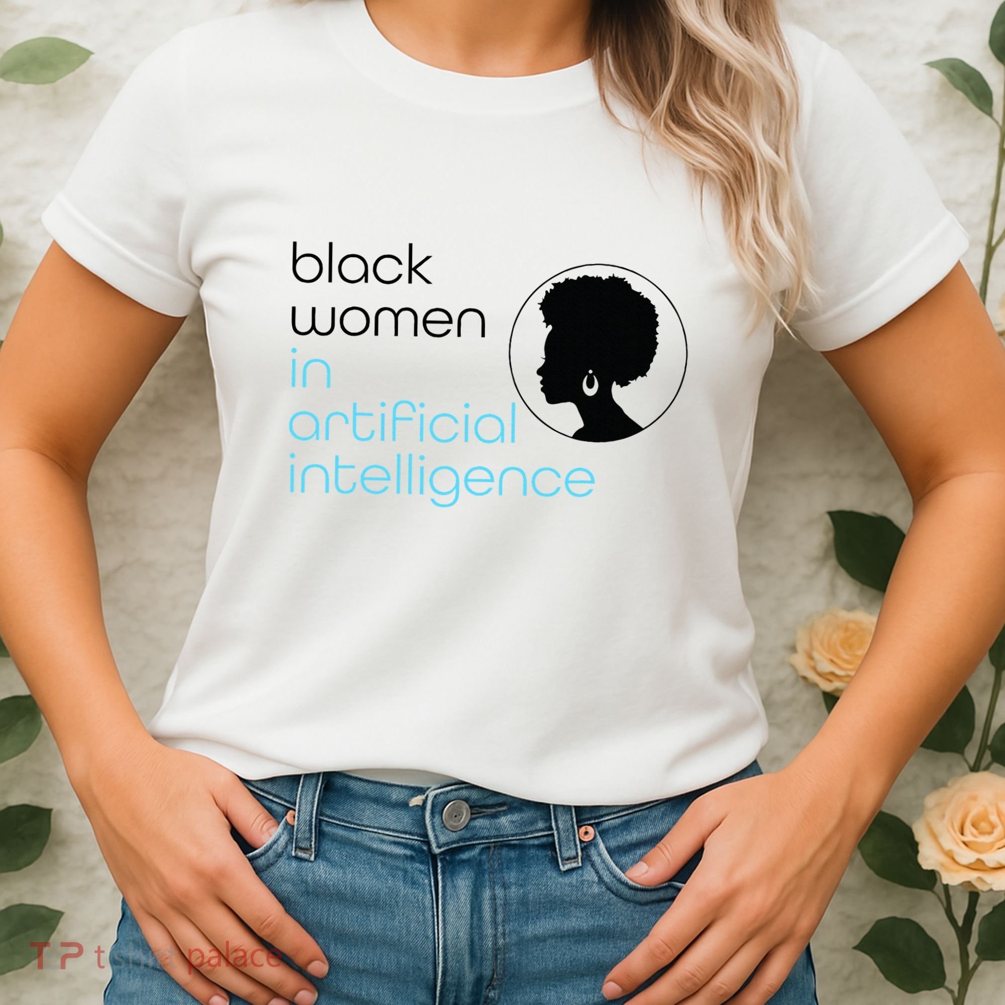 Black Women In Artificial Intelligence Winter Collection Women's T-Shirt