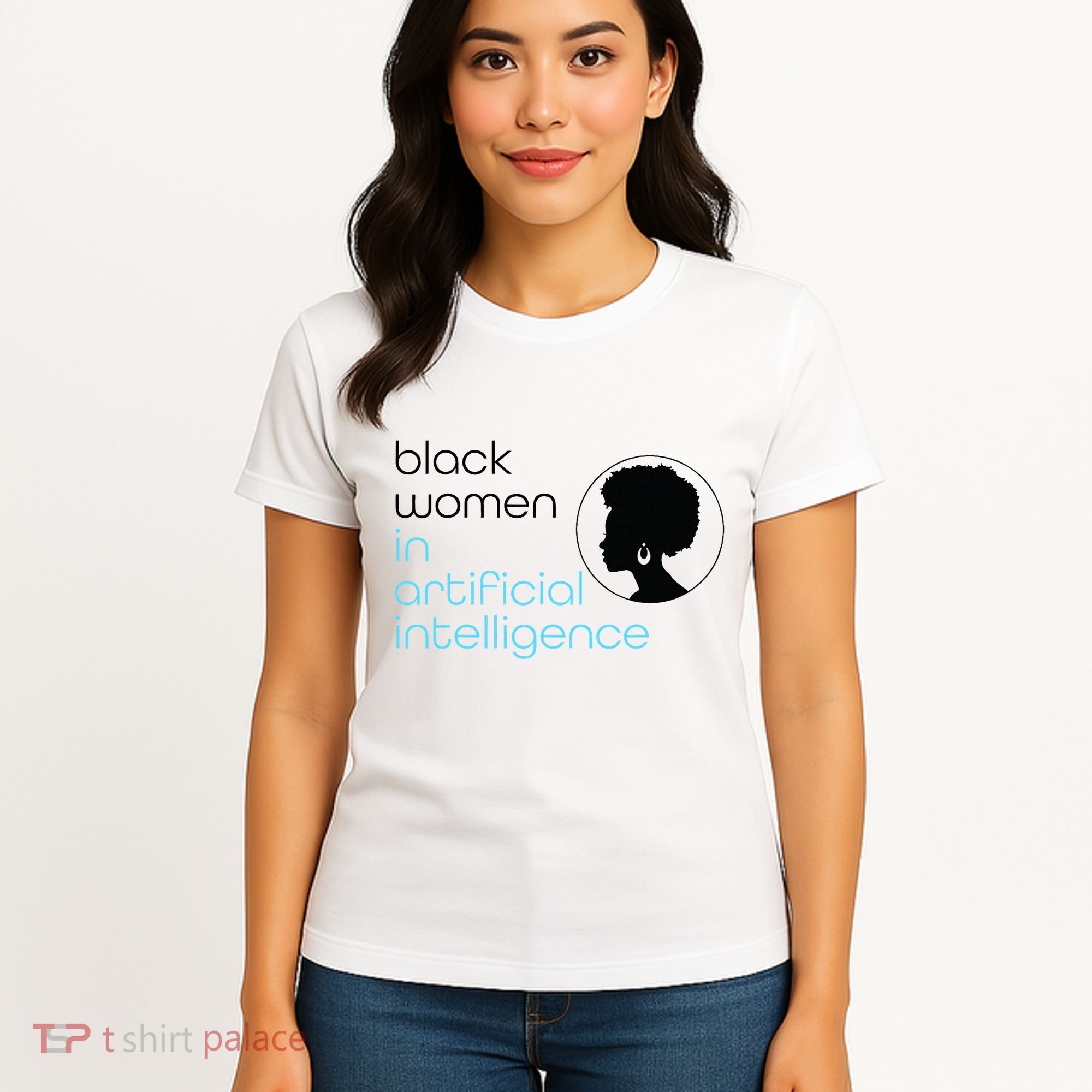 Black Women In Artificial Intelligence Winter Collection Women's T-Shirt
