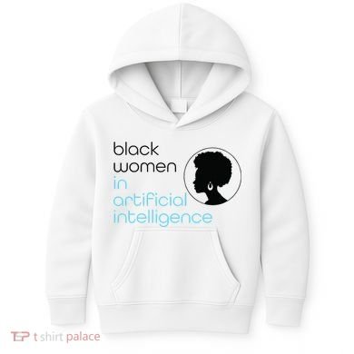 Black Women In Artificial Intelligence Winter Collection Kids Hoodie