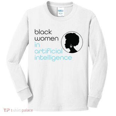 Black Women In Artificial Intelligence Winter Collection Kids Long Sleeve Shirt